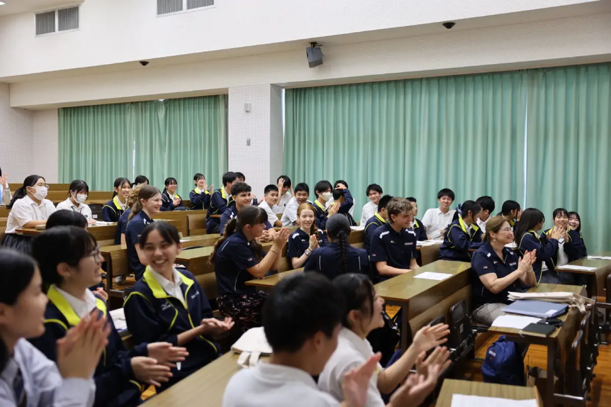 Engagement with students from Naha International High School. 22/6/26